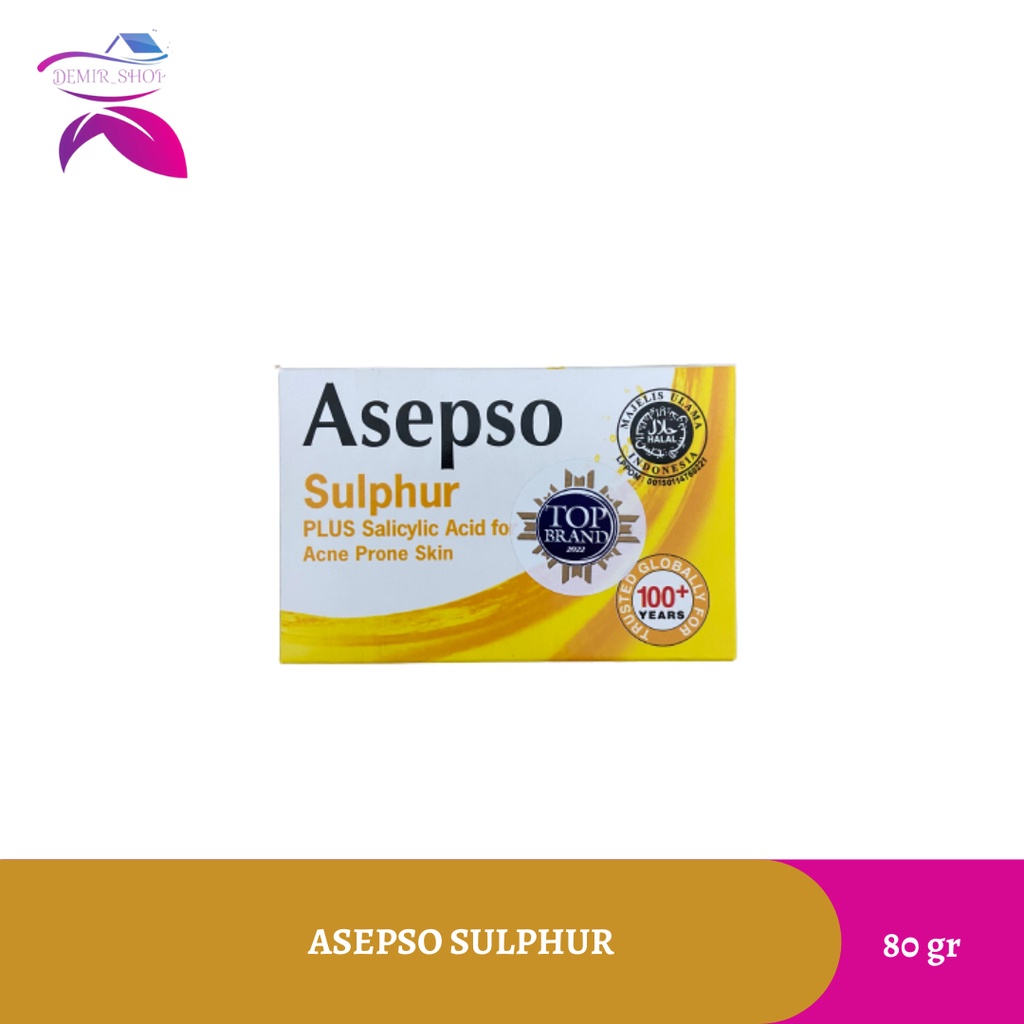 Sabun Batang Asepso 80 gr / Sabun Anitiseptic