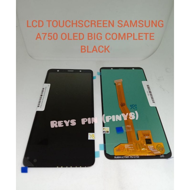 LCD TOUCHSCREEN SAMSUNG A7 2018 / (A750) OLED COMPLETE BLACK