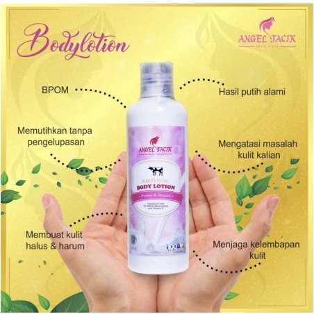 BODY LOTION ANGEL TACIK ISI 250GR BPOM ORIGINAL NEW / ANGEL TACIK BODY LOTION / TACIK BODY LOTION