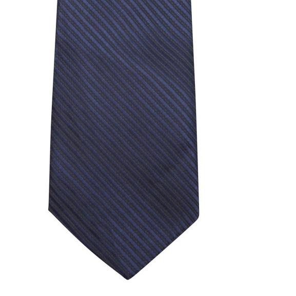 Alisan Dasi Salur Biasa Biru Dongker ALDS002