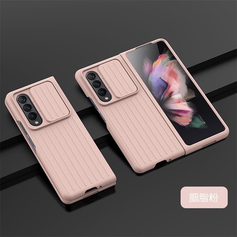 CASE KOPER MOTIF + SLOT KAMERA SAMSUNG GALAXY Z FOLD 4 5G MATTE HARD CASE HIGH QUALITY FULL PROTECTOR CAMERA