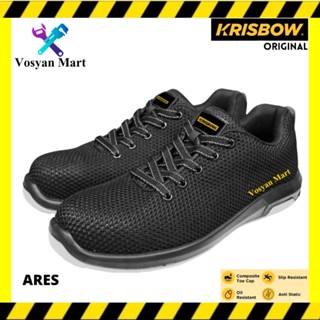 Jual Sepatu Safety Krisbow ARES || Safety Shoes Krisbow ARES || Krisbow