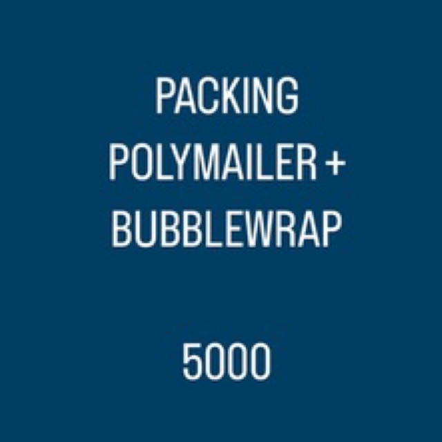 

PACKING POLYMAILER + BUBBLEWRAP