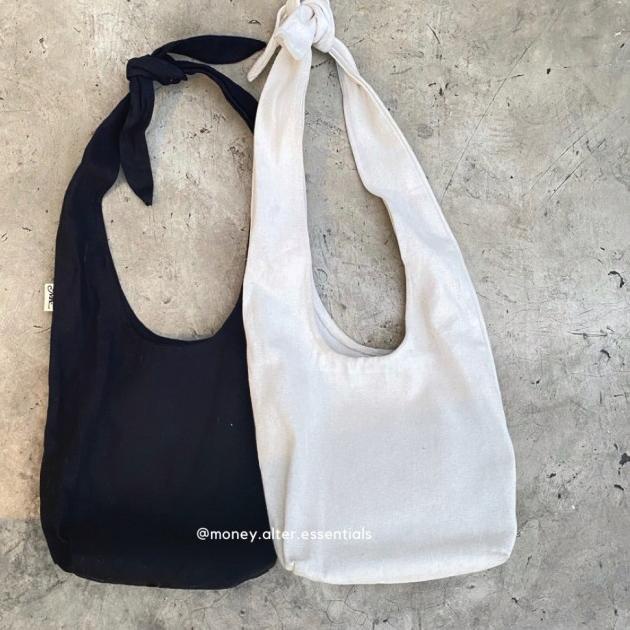 Tsuno Bag / Tas Kanvas - Canvas Sling Bag / Shoulder Bag - Carhatt Brown, Small