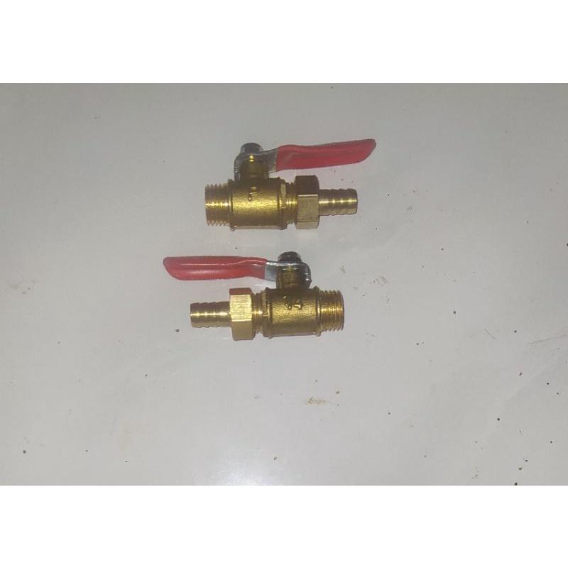 kran angin/ stop kran 1/4 inch kuningan kran kompresor AWET