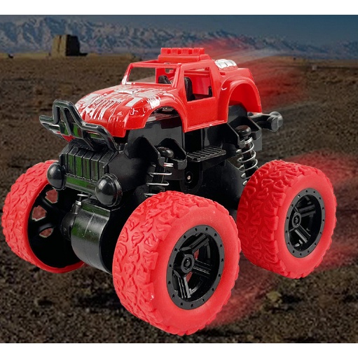 Monster Zap Mainan Mobil Jip anak Off Road 4 Drive Inertial Bigfoot 360 derajat 203