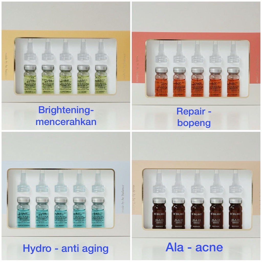 SERUM BE BALANCE REPAIR /ALA / BRIGHTENING /HYDRO  ORIGINAL