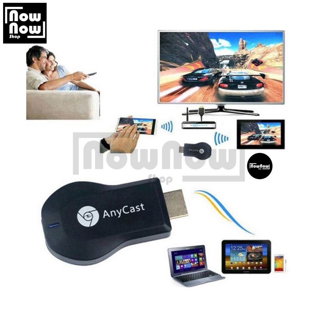 AnyCast M4 Plus Chromecast HDMI Android Dongle Wifi Receiver Smartphone to TV WIFI Display HDMI Receiver Penghubung TV HDMI Screen Mirroring Wireless Display
