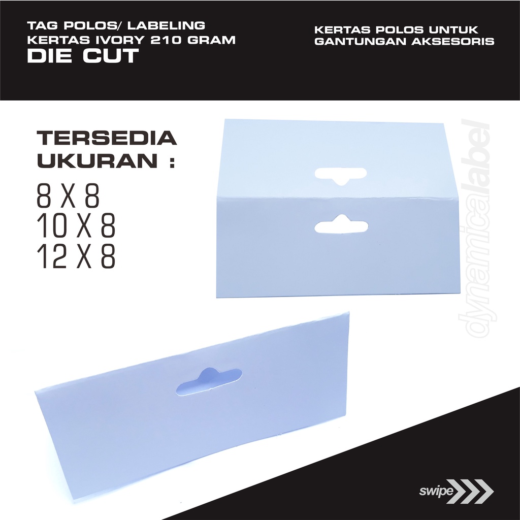 

Tag Polos - Kertas hangtag Aksesoris
