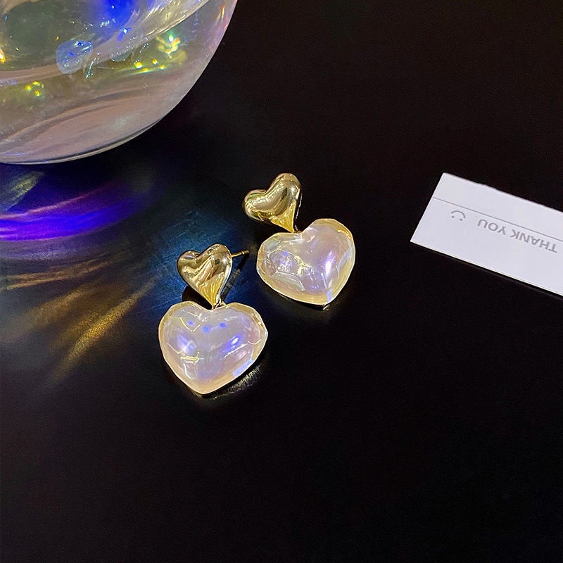 Anting Tusuk Gantung Temperament Desain Hatimutiara Gaya Jepangkoreaputrimermaid Untuk Wanita