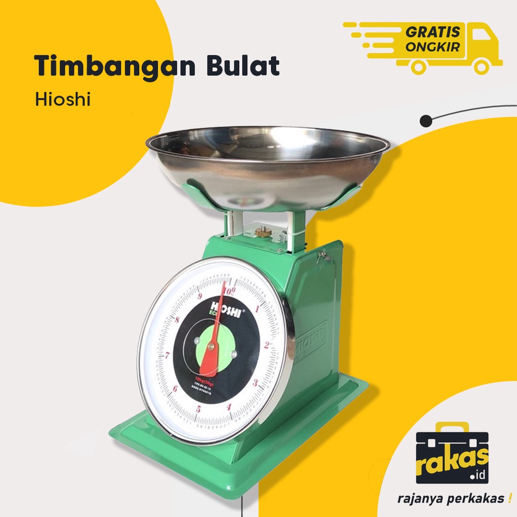 Timbangan Bulat Hioshi Kuat Berkualitas