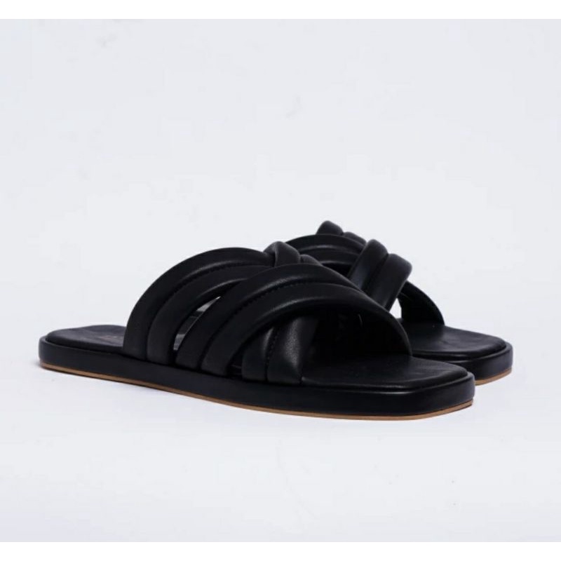 Sandal Busa Silang Wanita Ukuran Besar 41-42-43-44-45 Sendal Yulis Anti Strap Viral Kaki JUMBO Emouk Sendal Oversize Tane, 41