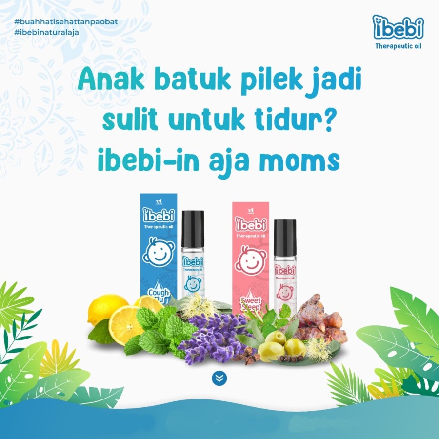 Ibebi Body Oil Aromatherapy / Therapeutic Oil / Obat Batuk Pilek Bayi 8ml