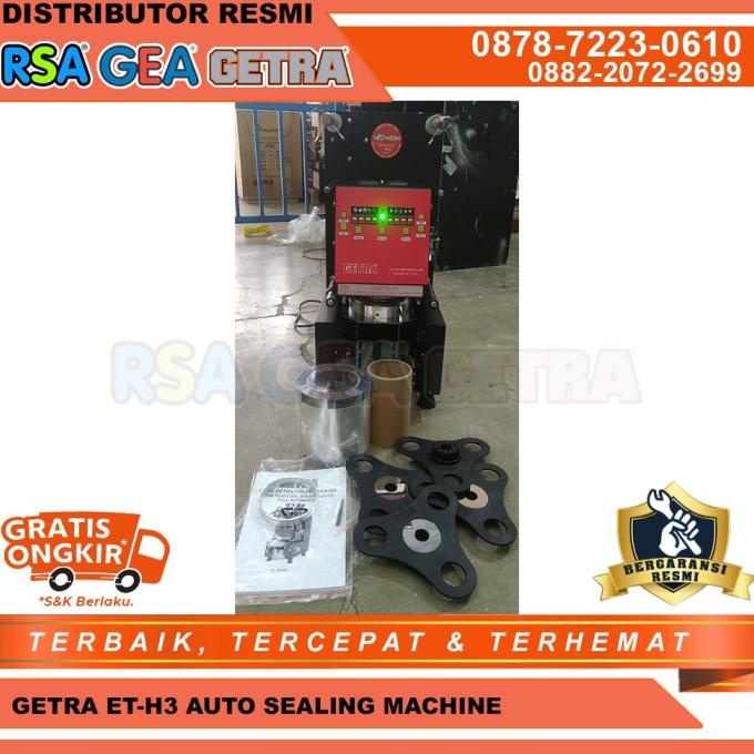 ET-H3 GETRA FULL AUTOMATIC CUP SEALER MACHINE / CUP SEALER OTOMATIS
