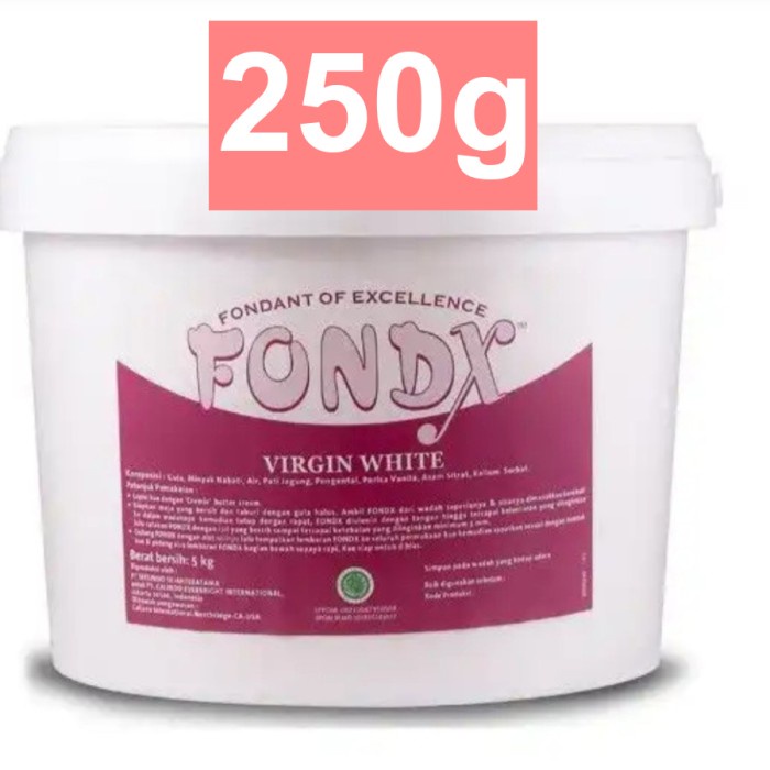 

Fondant Fondx Virgin White REPACK 250 GR