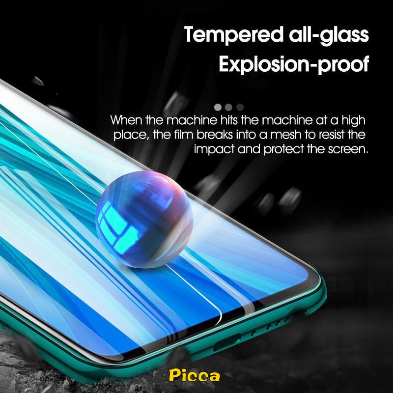 Tempered Glass Film Carbon Fiber 2 In 1 Untuk Infinix Smart 6 5 4 Infinix Hot 9 11 10 Play 8 11S NFC 10T 10Lite Note 8 10 pro