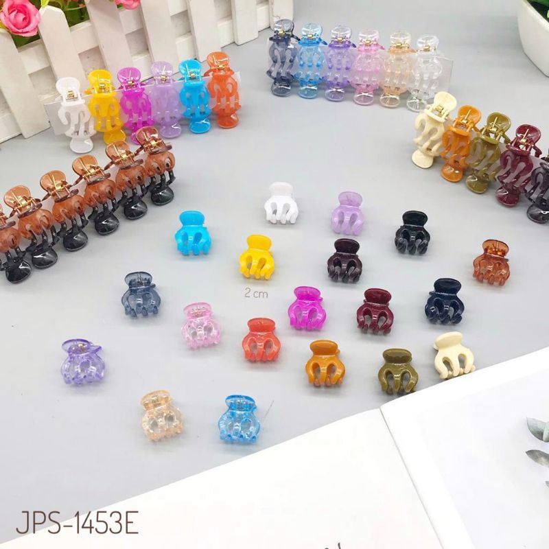 Jepit jedai jelly mini 2cm import jepit poni