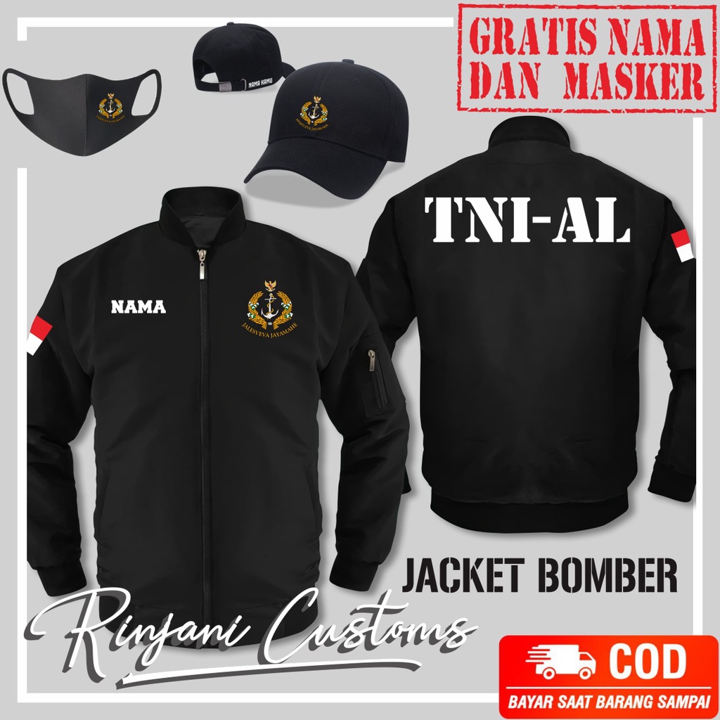 JAKET BOMBEBR TNI AL.JAKET BOMBER TENTARA ANGKATAN LAUT