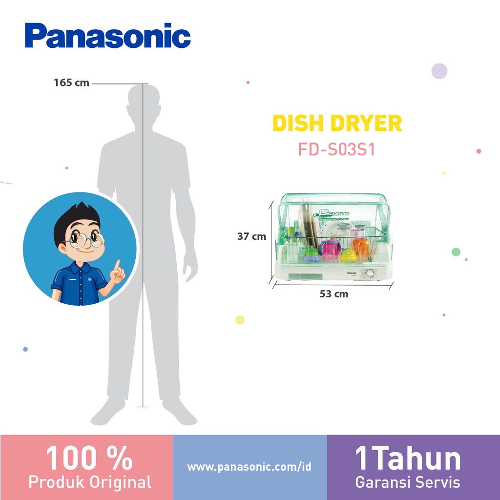 PANASONIC DISH DRYER / FD-S03S21-W2