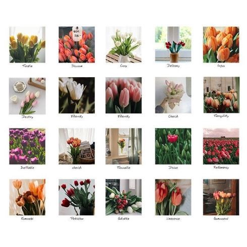 Label Stickers - Tulip (46pcs)