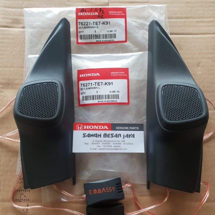 Komponen Mobil Housing Refitting Dudukan Cover Tweeter Speaker Brv Mobilio Brio Rs