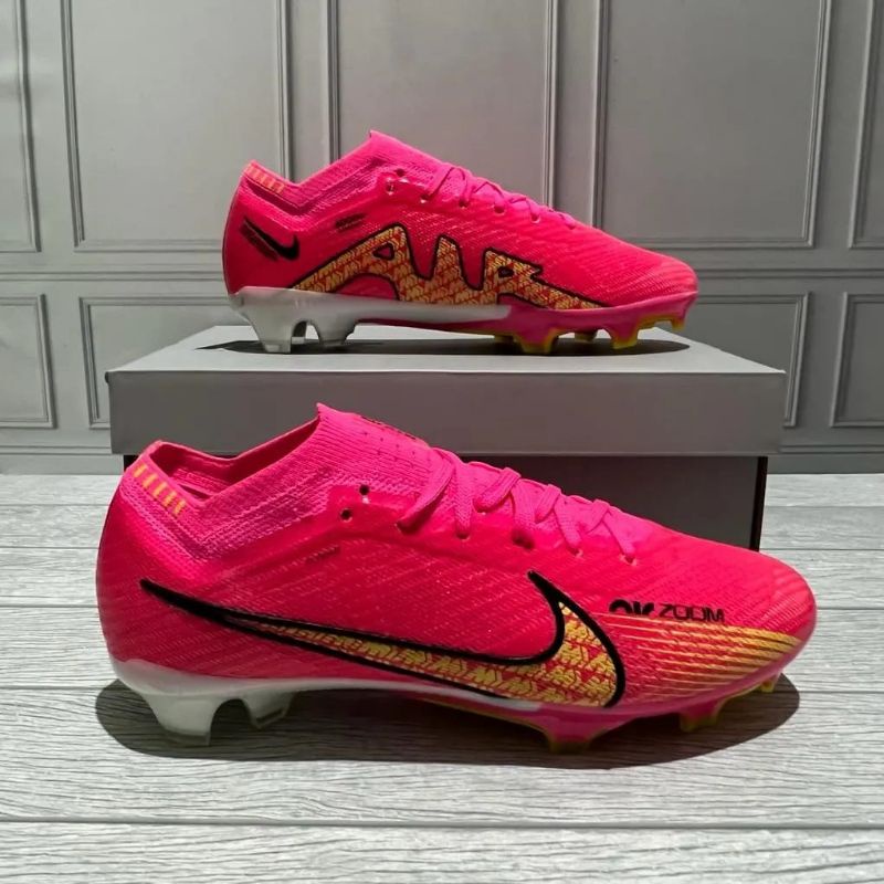 Sepatu Bola Nike Mercurial Vapor15 Elite Pink Yellow FG