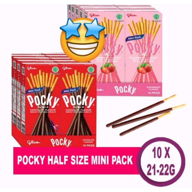 

Pocky Coklat strawberry isi 10 Ready