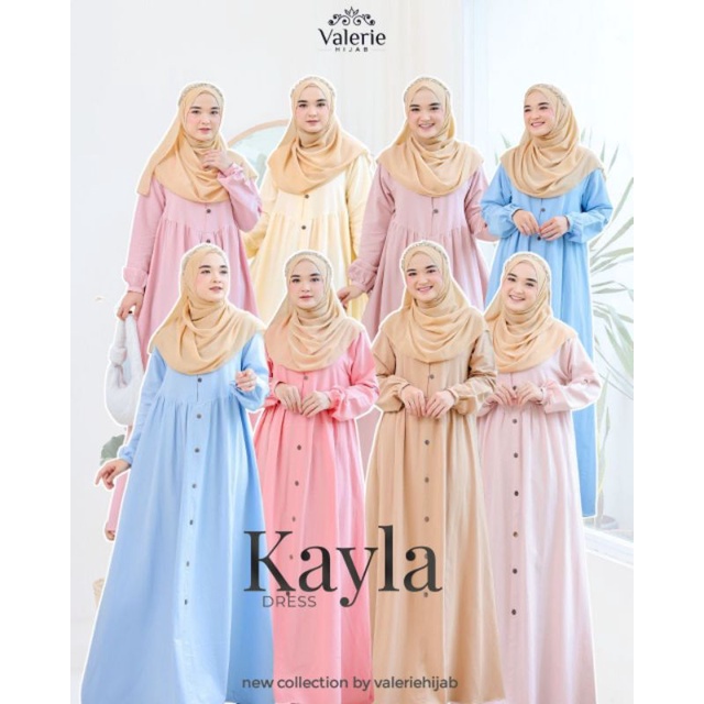 Moslem Ori Gamis Busui Friendly Kayla Dress By Valerie Hijab (Ready Please Cekstok)