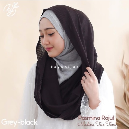 Pasmina instant MADINA Twotone