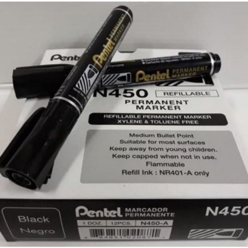 

Spidol Pentel Permanent Marker N450 Spidol Permanent