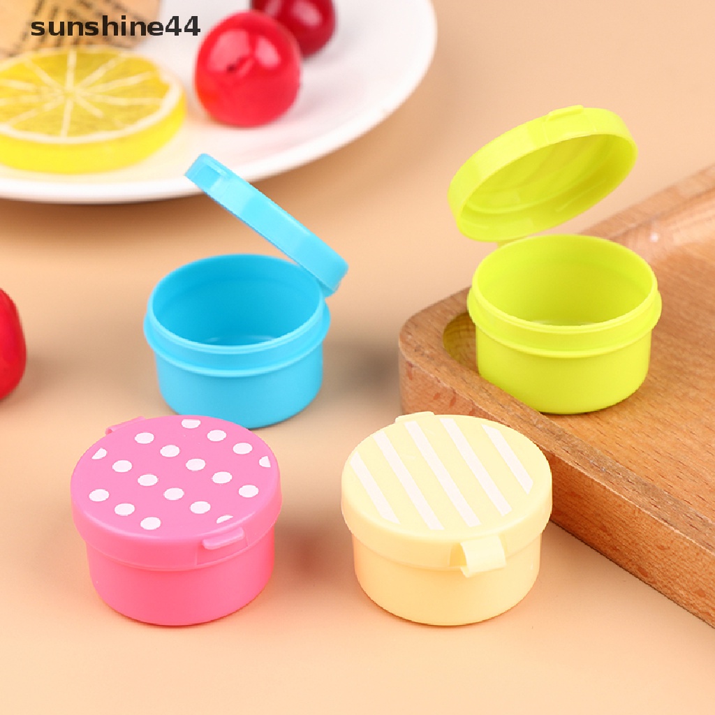 Sunshine 4Pcs / Set Botol Saus Tomat Mini Bahan Plastik Untuk Perlengkapan Dapur