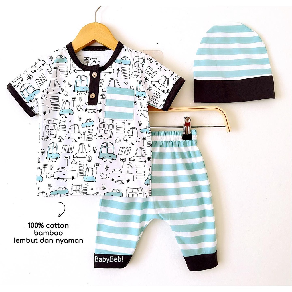 NEW COTTON BAMBOO Babybeb Baju Setelan Kaos Celana Pergi Jalan Lucu Fashion Anak Bayi Cowok Laki Murah SWIMMING WHALE classic fox kind tiger boho cars