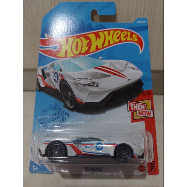 Hot Wheels 17 Ford GT White