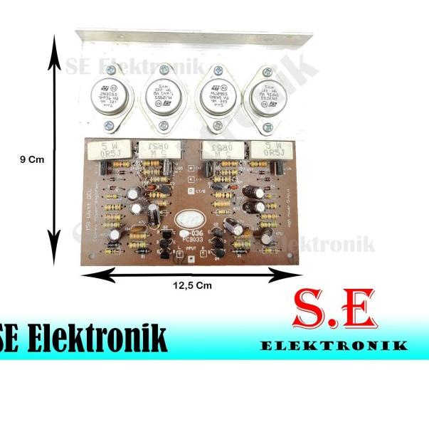 Kit power amplifier OCL 150 w stereo jengkol
