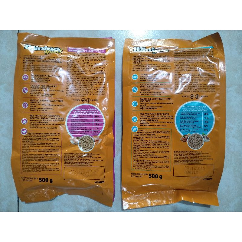 MININO YUM SEAFOOD MIX &amp; SALMON 500 Gram