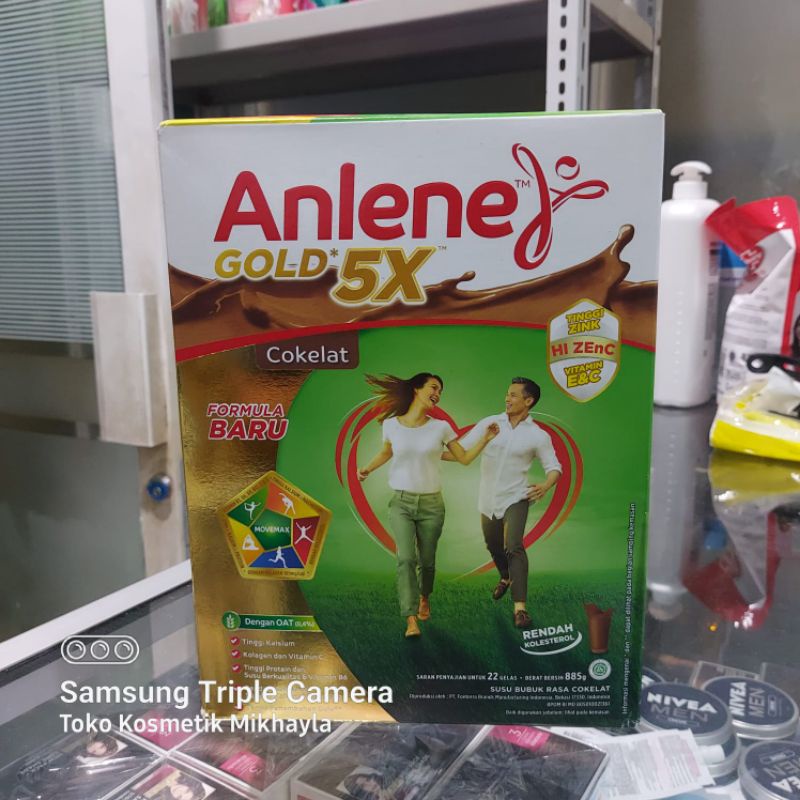 

Anlene Gold 5x Original/Cokelat/Vanila 885gr Box - Susu Bubuk Anlene Nutrisi Tulang, Sendi dan Otot