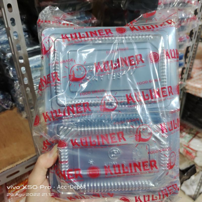 MIKA PLASTIK 4A 4XC  ISI 100 PCS / MIKA KUE UKURAN K4 MEREK KULINER