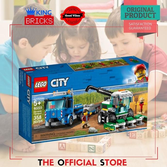 LEGO 60223 Harvester Transport CITY - Mainan Anak Edukasi Original stock ada
