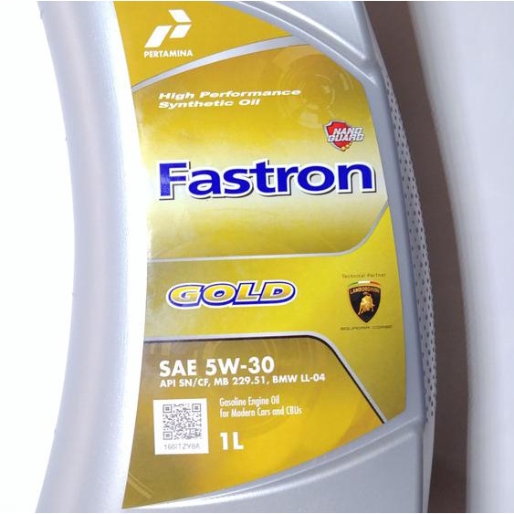 Oli Mesin Mobil Motor Fastron Gold 5W-30 (1 Liter)