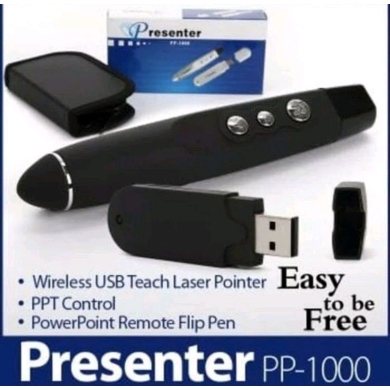 Presenter Laser Pointer Wireless PP 1000 PP1000 Presentasi Murah