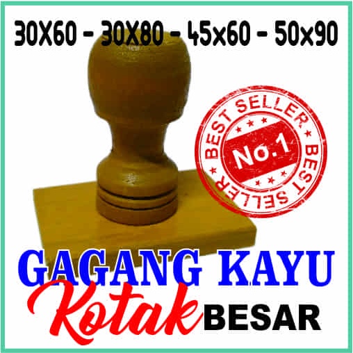 

GAGANG KAYU KOTAK UK.BESAR