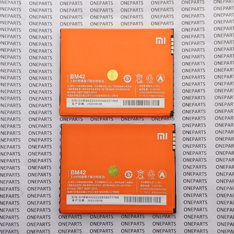 BATT BATTERY BATRE BATERE BATEREI BATRAI XIAOMI REDMI NOTE BM42 ORIGINAL