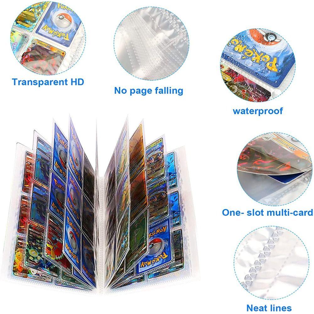 LANFY Pokmon Kartu Buku Album Hadiah Anak Game Card Collection Cards Penyimpanan Foto Anime Map Game Photo Organizer 9saku 540kartu Album Photocards Collect Game Cards Collection