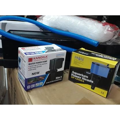 Paket Lengkap Filter Aquarium Box Besar