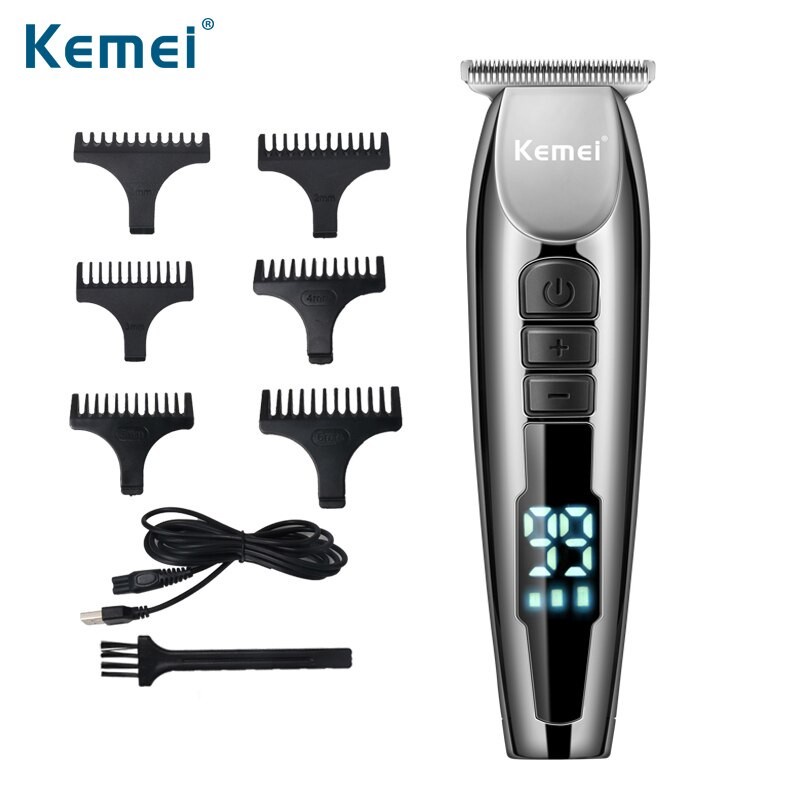 Trimmer Kemei km-929 alat cukur rambut cordless