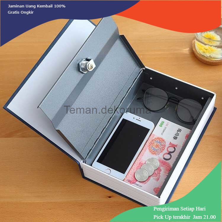 TD - PR HOMESAFE Kotak Buku Novel Security Box Password Lock Size S - DHZ005
