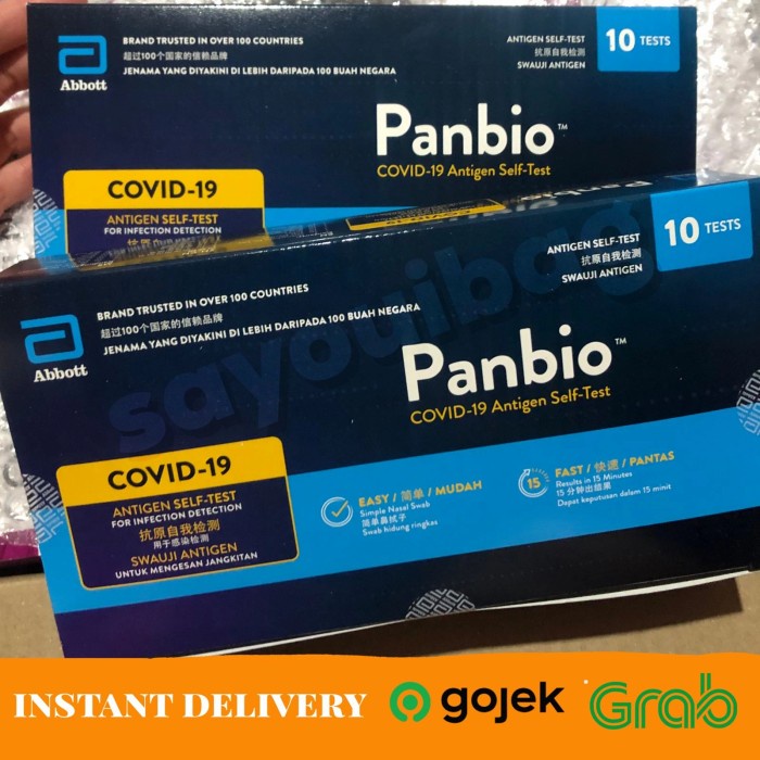 Panbio Abbott Singapore Nasal Antigen 1 box isi 10