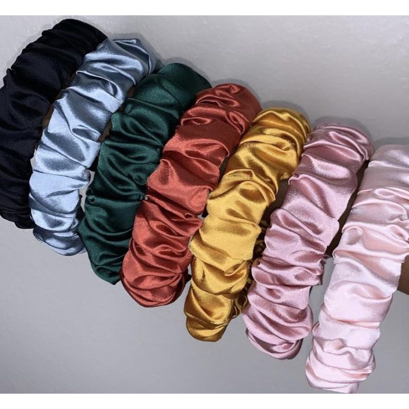BANDO &amp; SCRUNCHIE OMG / WARNA RANDOM