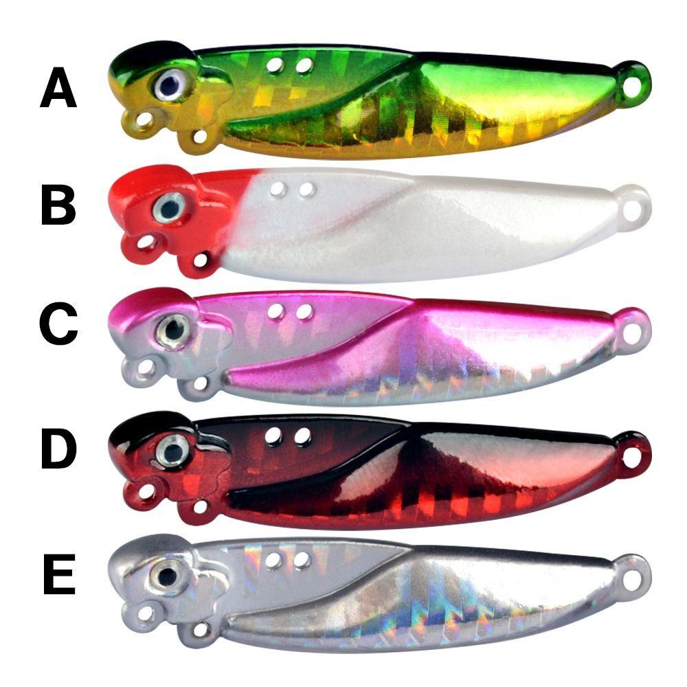 Preva Memancing Logam VIB Lures 5cm 16g Bass Hook Hidup Berputar Umpan Sendok Umpan