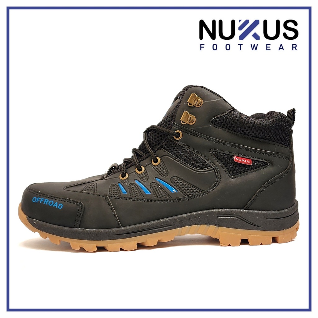 Sepatu Safety Boots Ujung Besi Pria Hitam - SFM